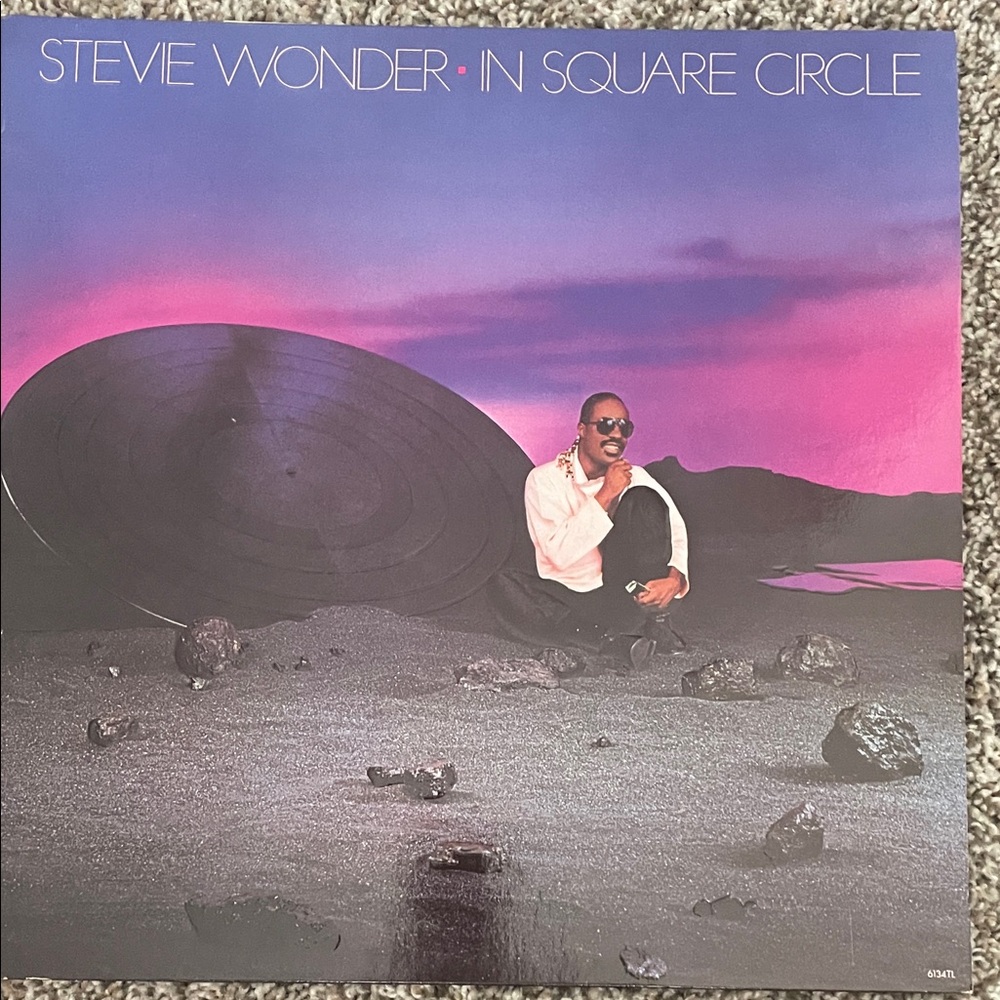 Stevie Wonder 'In Square Circle' Vinyl Record with Insert